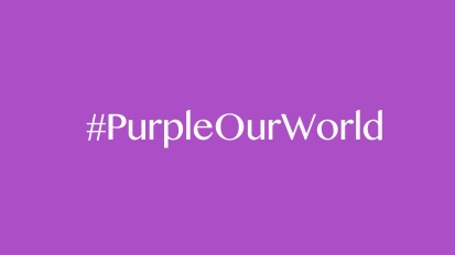 #PurpleOurWorld